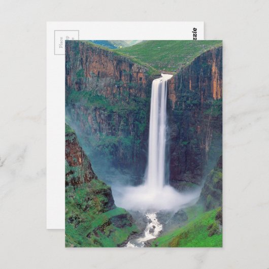 Maletsunyane Herfsten Lesotho Briefkaart (Voorkant / Achterkant)