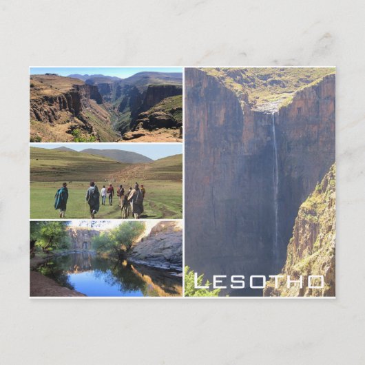 maletsunyane semonkong briefkaart (Voorkant)