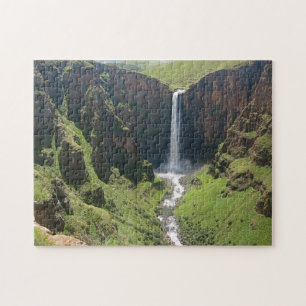 Maletsunyane-waterval Lesotho. Legpuzzel