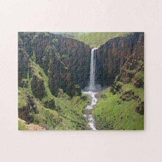 Maletsunyane-waterval Lesotho. Legpuzzel (Horizontaal)