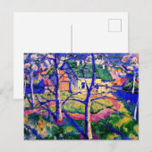 Malevich - Apple Trees in Blossom Briefkaart (Voorkant / Achterkant)