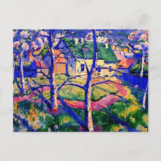 Malevich - Apple Trees in Blossom Briefkaart (Voorkant)