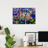 Malevich - Apple Trees in Blossom Poster (Thuiskantoor)