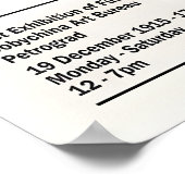 Malevich Black Circle Art Print Suprematism (Hoek)