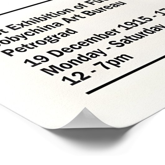 Malevich Black Circle Art Print Suprematism (Hoek)