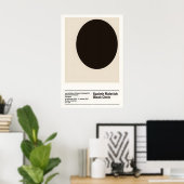 Malevich Black Circle Art Print Suprematism (Thuiskantoor)