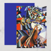 Malevich Kazimir The Knifegrinder Feestdagenkaart (Voorkant / Achterkant)