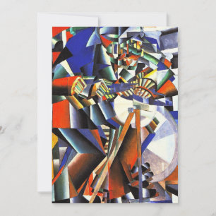 Malevich Kazimir The Knifegrinder Feestdagenkaart