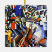Malevich Kazimir The Knifegrinder Keramisch Ornament (Voorkant)