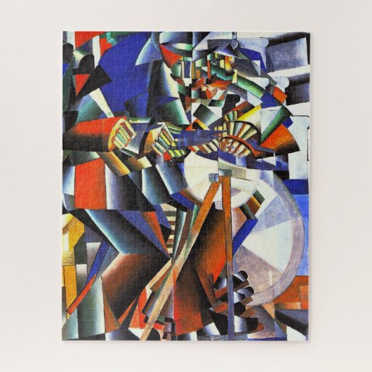 Malevich Kazimir The Knifegrinder Legpuzzel (Verticaal)
