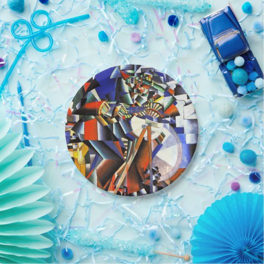 Malevich Kazimir The Knifegrinder Papieren Bordje (Feest)