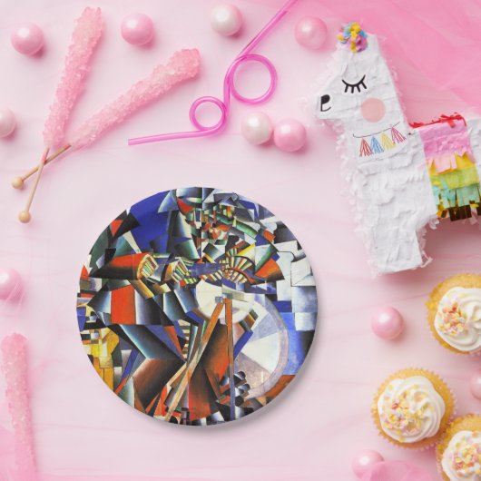 Malevich Kazimir The Knifegrinder Papieren Bordje (Feest)