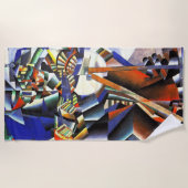 Malevich Kazimir The Knifegrinder Strandlaken (Voorkant)