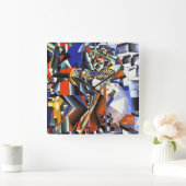 Malevich Kazimir The Knifegrinder Vierkante Klok (Huis)