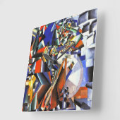 Malevich Kazimir The Knifegrinder Vierkante Klok (Hoek)