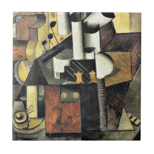 Malevich - Musical Instrument Tegeltje (Voorkant)