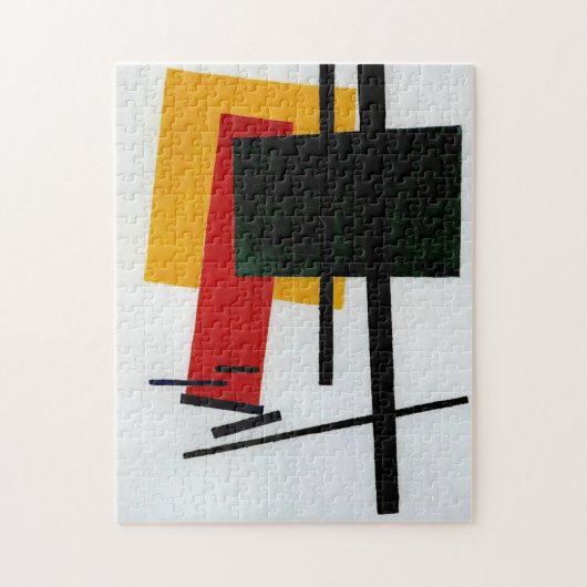 Malevich - Suprematism 1915, beroemde abstracte ku Legpuzzel (Verticaal)