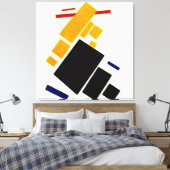 Malevich - Suprematism Composition, Vliegtuig Canvas Afdruk (Insitu (Slaapkamer))