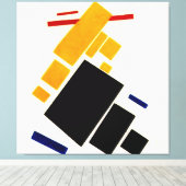Malevich - Suprematism Composition, Vliegtuig Canvas Afdruk (Insitu (Houten vloer))