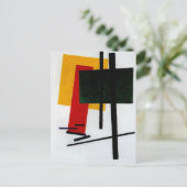 Malevich - Suprematisme 1915, beroemde abstracte k Briefkaart (Staand voorkant)