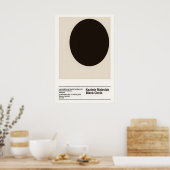 Malevich Zwarte Cirkel Kunstprint Suprematisme Poster (Keuken)
