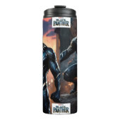 Malevolent Black Panther8KPhotorealistic Water Thermosbeker (Voorkant)