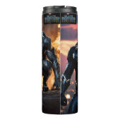 Malevolent Black Panther8KPhotorealistic Water Thermosbeker (Achterkant)