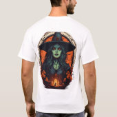 Malevolent Witch Brew: Donker Metaal T-Shirt Desig (Achterkant)
