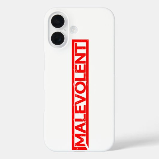Malevoluent Stamp Case-Mate iPhone Case (Achterkant)