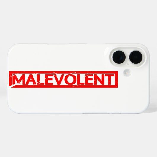 Malevoluent Stamp Case-Mate iPhone Case (Achterkant (horizontaal))