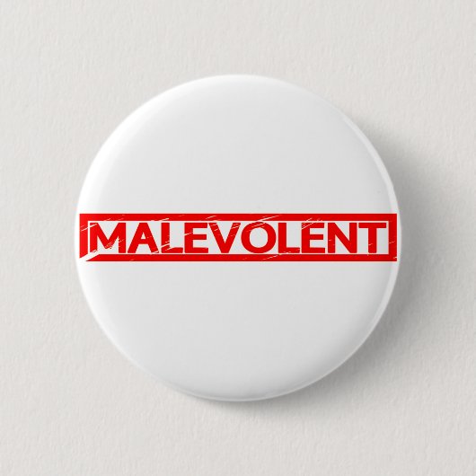 Malevoluent Stamp Ronde Button 5,7 Cm (Voorkant)