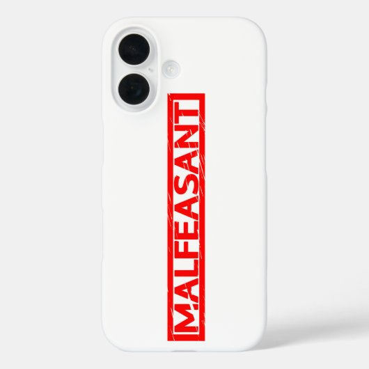 Malfeasant Stamp Case-Mate iPhone Case (Achterkant)