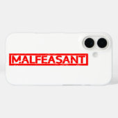 Malfeasant Stamp Case-Mate iPhone Case (Achterkant (horizontaal))