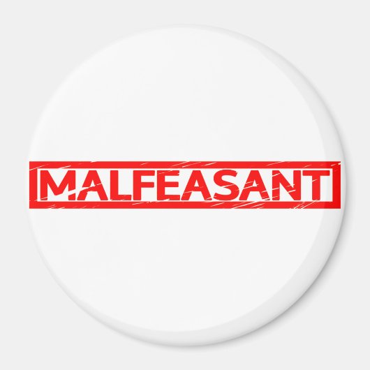 Malfeasant Stamp Magneet (Voorkant)