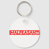 Malfeasant Stamp Sleutelhanger (Achterkant)