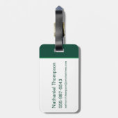 Malfidus Family Crest Graphic Bagagelabel (Achterkant verticaal)