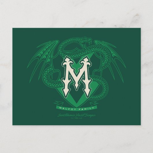 Malfidus Family Crest Graphic Briefkaart (Voorkant)