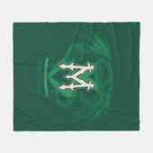 Malfidus Family Crest Graphic Fleece Deken (Voorkant (Horizontaal))