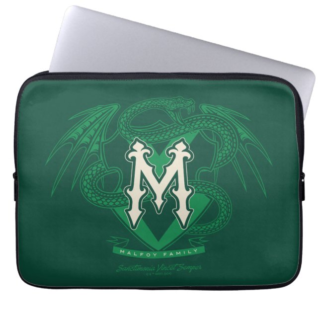 Malfidus Family Crest Graphic Laptop Sleeve (Voorkant)