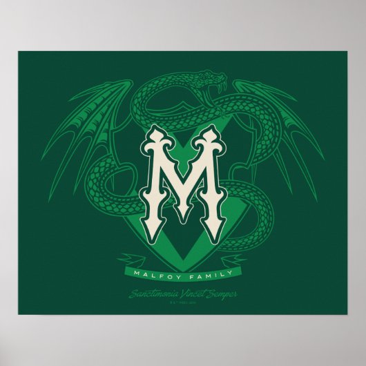 Malfidus Family Crest Graphic Poster (Voorkant)