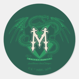 Malfidus Family Crest Graphic Ronde Sticker