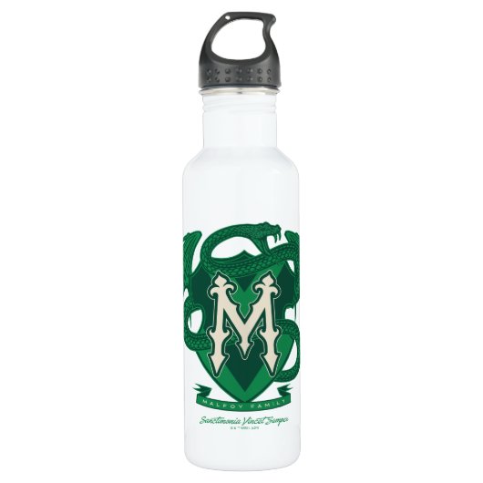Malfidus Family Crest Graphic Waterfles (Voorkant)