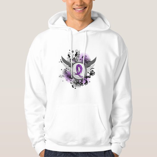 Malformatie van Paarse lint en wings Chiari Hoodie (Voorkant)