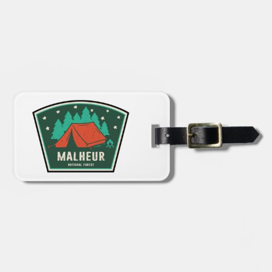Malheur National Forest Camping Bagagelabel (Voorkant horizontaal)