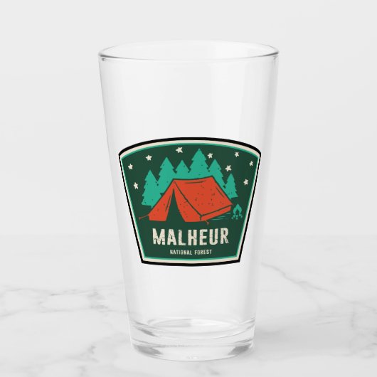 Malheur National Forest Camping Glas (Voorkant)