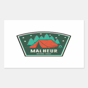 Malheur National Forest Camping Rechthoekige Sticker