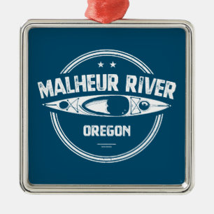 Malheur, Oregon Kayaking Metalen Ornament