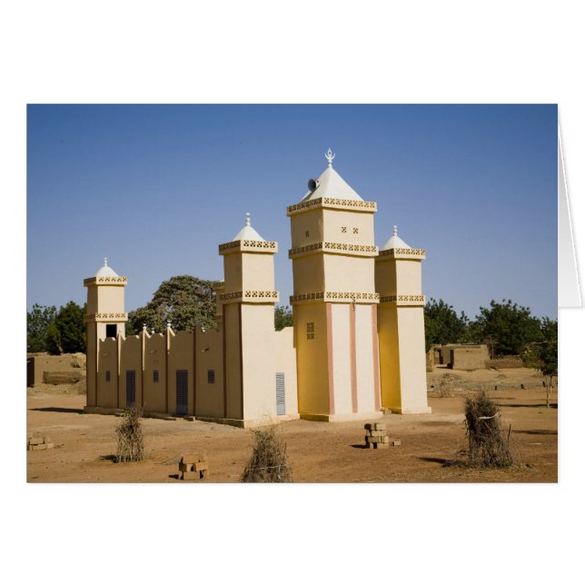 Mali, Bamako. Moskee, Bamako-Djenneweg (Voorkant Horizontaal)