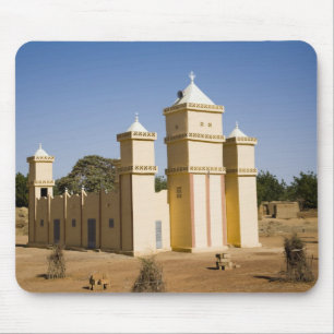 Mali, Bamako. Moskee, Bamako-Djenneweg Muismat