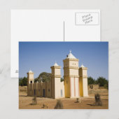 Mali, Bamako. Mosque, Bamako-Djenne Road Briefkaart (Voorkant / Achterkant)